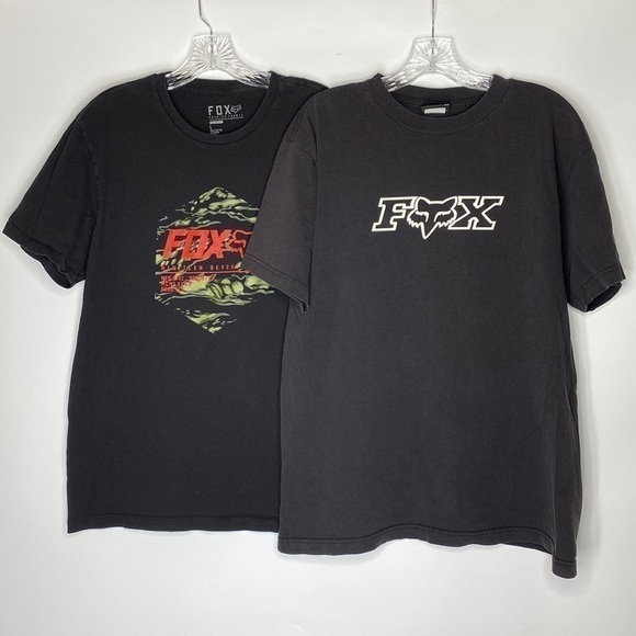 Fox Racing Black Tshirts Size Large - Picture 1 of 9